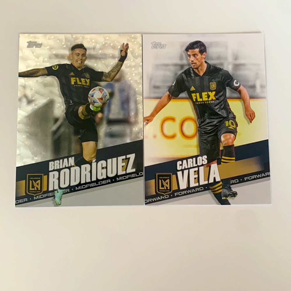 “LA” LOS ÁNGELES FOOTBALL CLUB LOT OF CARDS